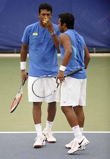 Leander Paes and Mahesh Bhupathi