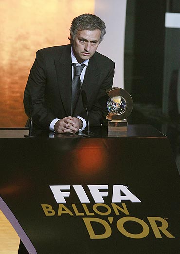 Jose Mourinho at the awards ceremony