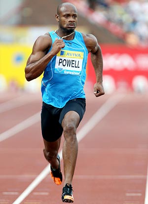 Powell runs fastest 100 metres of year - Rediff.com Sports