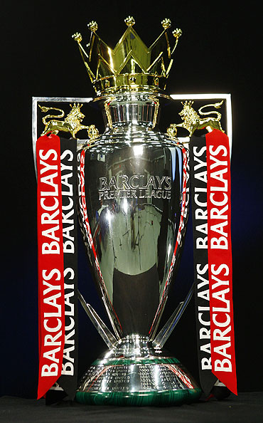 The Barclays Premier League trophy