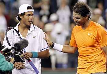 Somdev Devvarman and Rafa Nadal