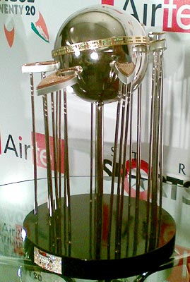 The inaugural Champions League T20 trophy