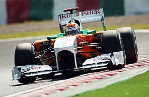 Force India's Adrian Sutil