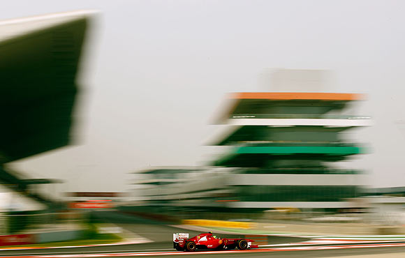 Ferrari's Felipe Massa in action