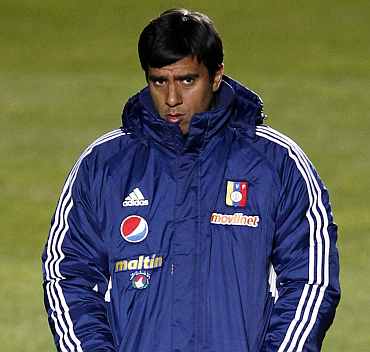 Venezuela coach Cesar Farias