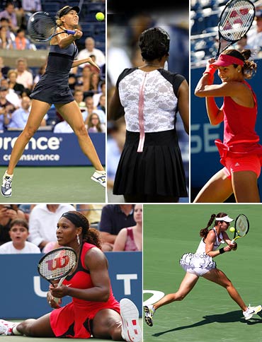 PHOTOS: Short or skimpy, it's fashion at the US Open