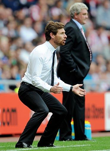 Chelsea Manager Andre Villas-Boas reacts during a Premier League match