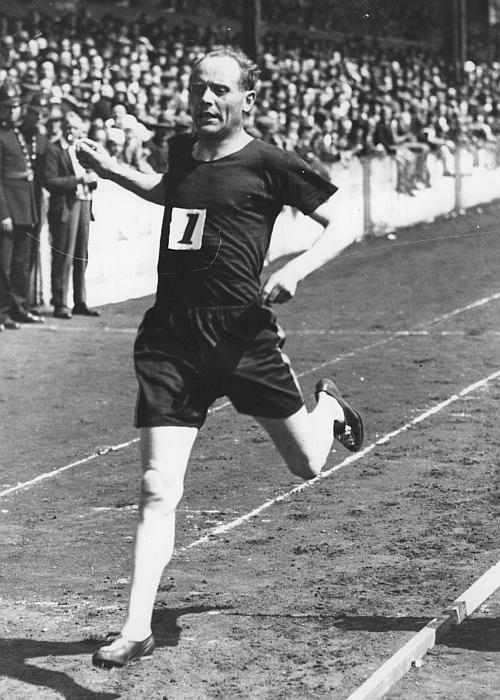 Olympic 5000m and 10,000m champion Paavo Nurmi