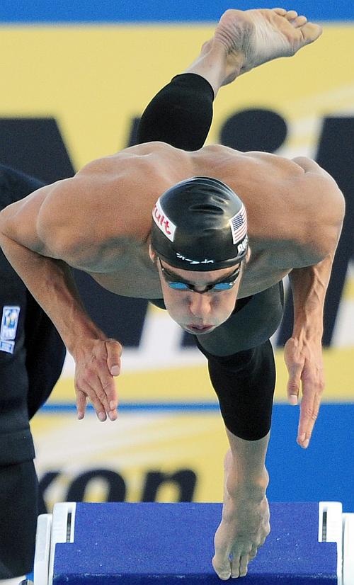Michael Phelps won a record eight golds in Beijing