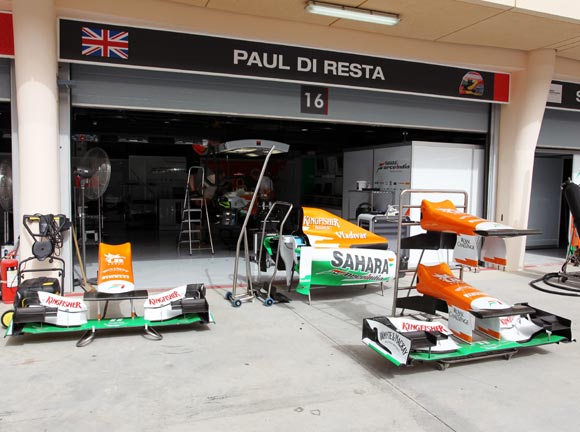 Two of the Force India's staff returned home