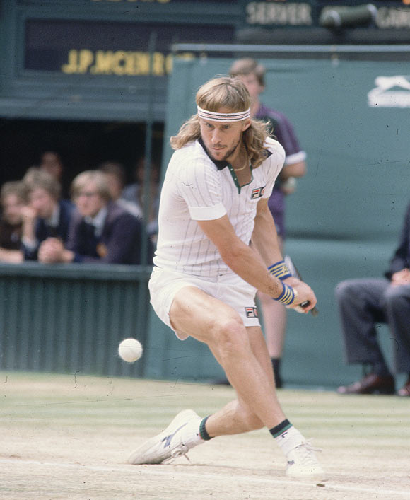 Of Borg's dominance at Wimbledon