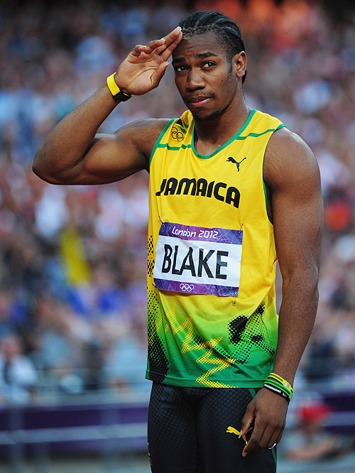 Yohan Blake of Jamaica