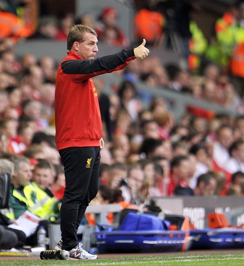 Brendan Rogers, manager of Liverpool