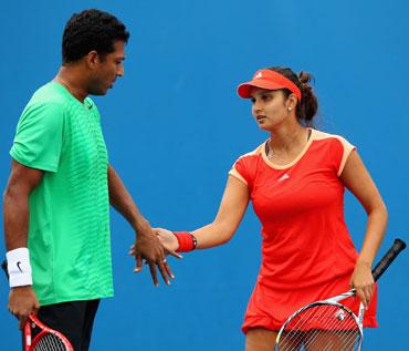 Mahesh Bhupathi and Sania Mirza