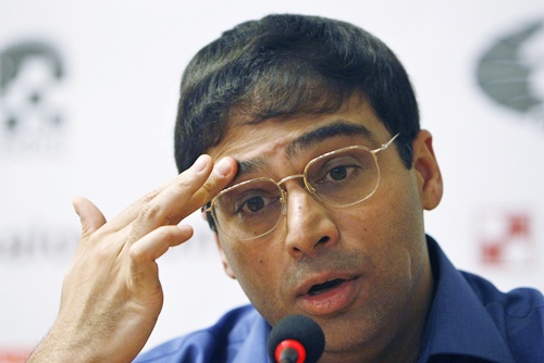 World chess champion Viswanathan Anand