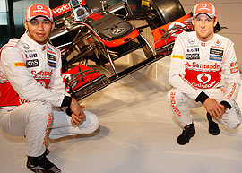 Lewis Hamilton and Jenson Button