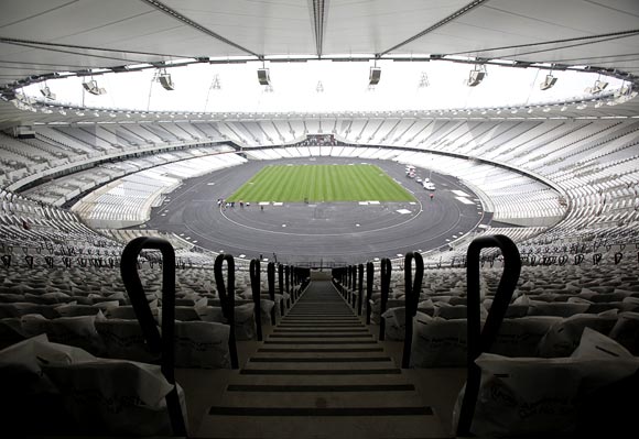 The Olympic Stadium in London