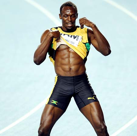 Bolt finds running easier than shooting ads