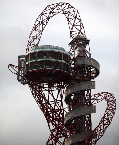 The London 2012 ArcelorMittal Orbit sculpture at the Olympic Park in London