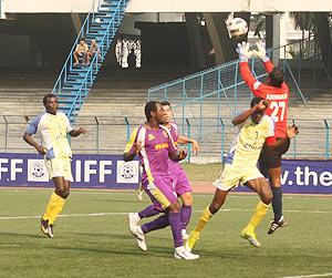 I-League action