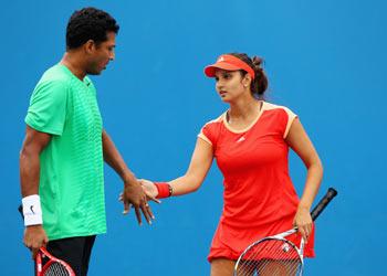 Mahesh Bhupathi and Sania Mirza