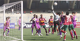 Mohun Bagan and United players in action