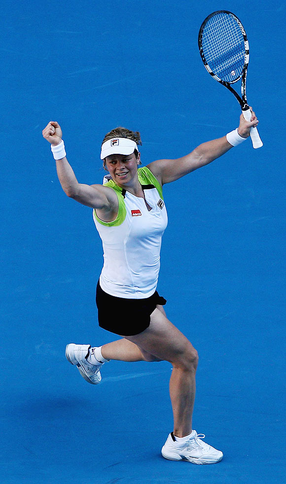 Australian Open: Clijsters saves four match points to stun Li