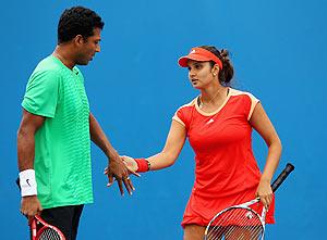 Sania Mirza and Mahesh Bhupathi