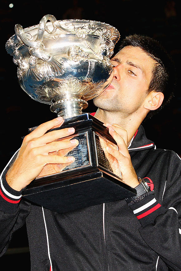 Aus Open Photos: Djokovic downs Nadal in epic final