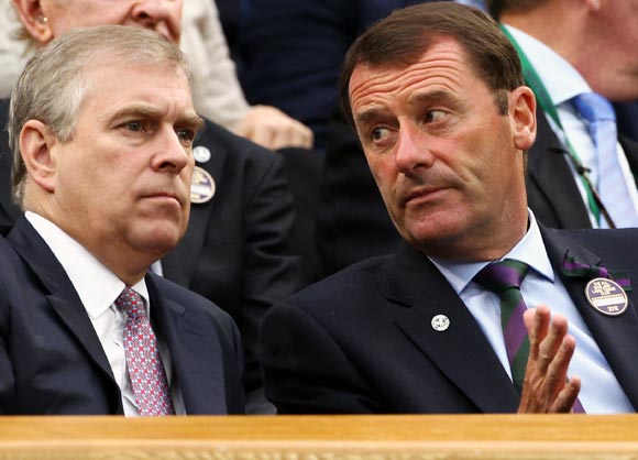 Prince Andrew adds a touch of Royalty