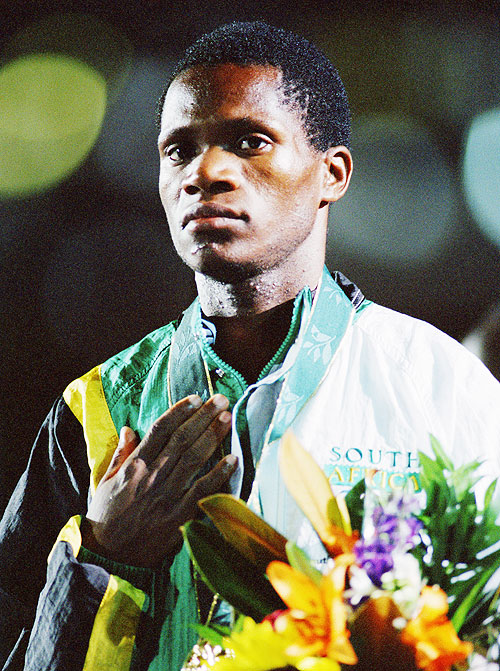 South African athlete Josia Thugwane