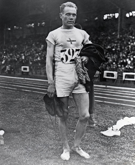Paavo Nurmi of Finland during the VII Olympic Games in Antwerp, Belgium
