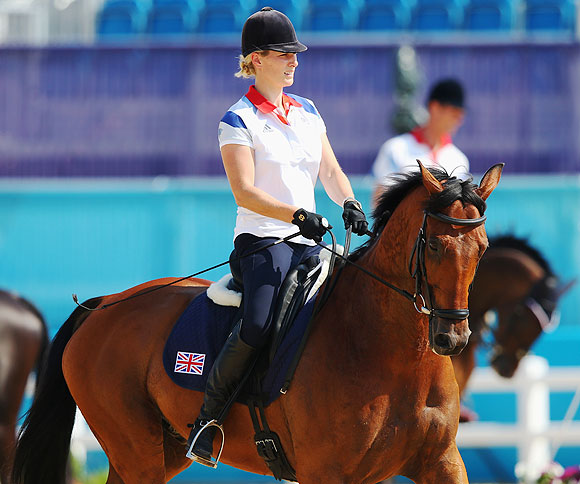 Zara Phillips of Great Britain rides High Kingdom