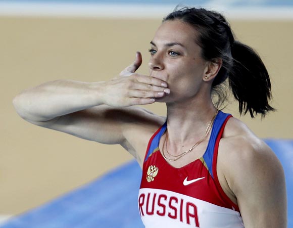 Isinbayeva has turned the women's pole vault into a crowd-puller