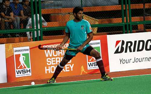 Gurpreet Singh scores off Pune's second penalty-corner