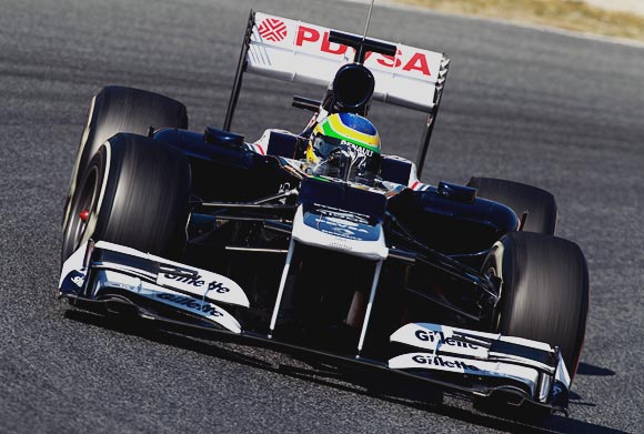 Williams F1 driver Bruno Senna