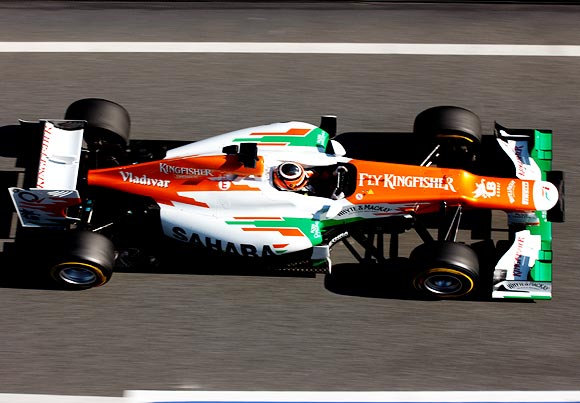 Force India driver Nico Hulkenberg