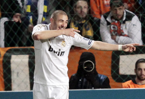 Benzema scored a brace
