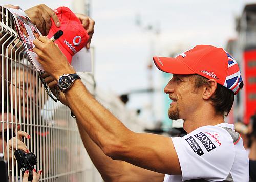 Jenson Button of Great Britain and McLaren