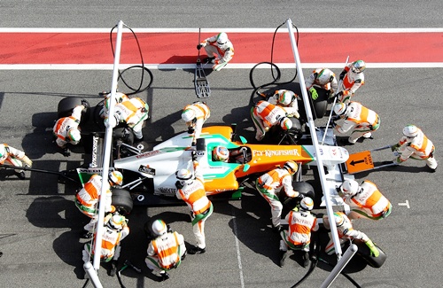 Force India car