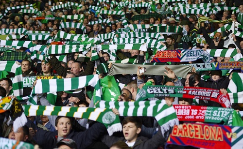 Celtic's fans sing