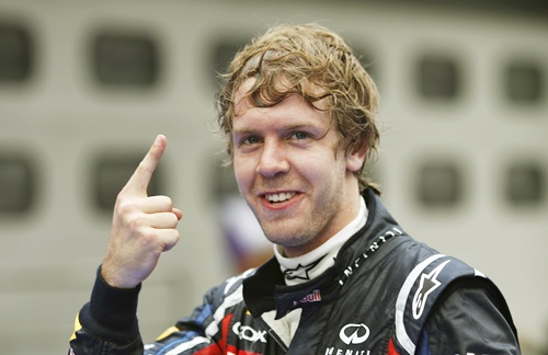 Red Bull Formula One driver Sebastian Vettel