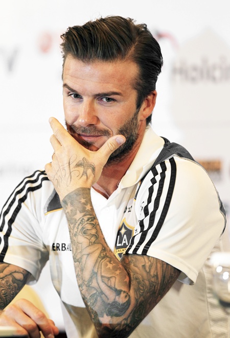 Los Angeles Galaxy's David Beckham