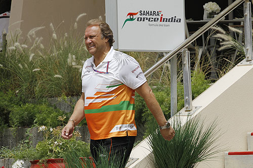 Force India Formula One team's deputy principal Bob Fernley