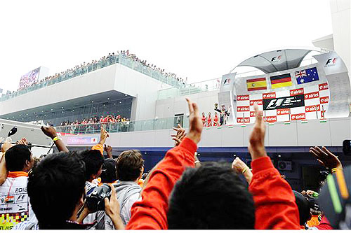 The best images from the Indian Grand Prix