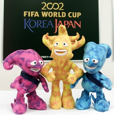 The official mascots for the 2002 FIFA World Cup