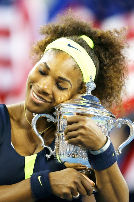 Serena Williams of the United States celebrates