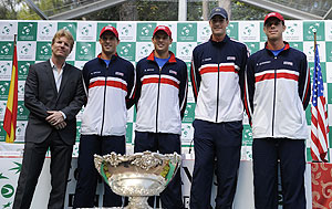 The US Davis Cup team