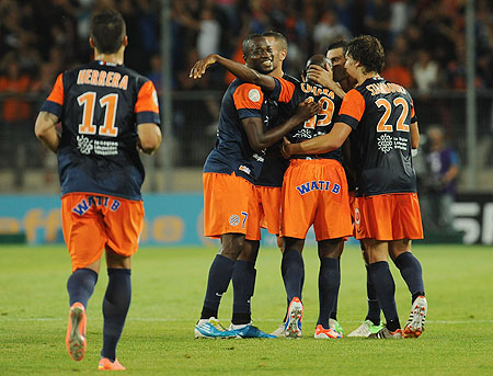 Montpellier Herault players celebrate
