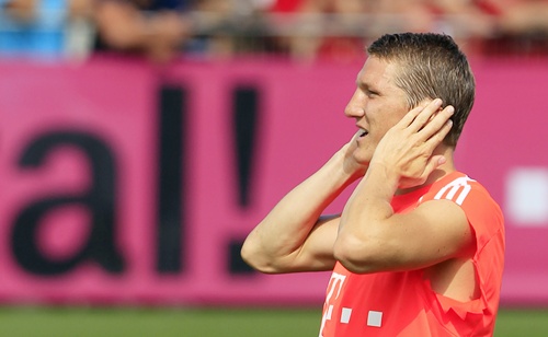 Bayern Munich's Bastian Schweinsteiger